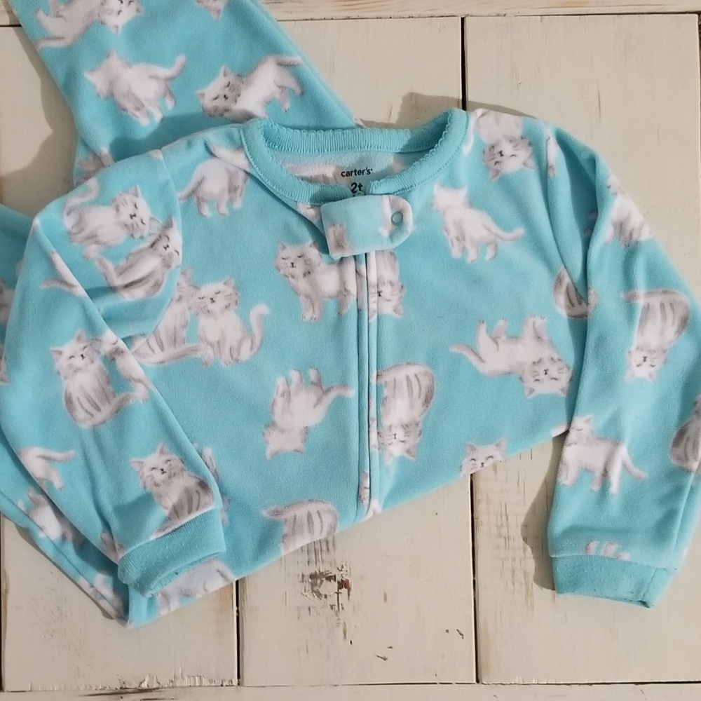 Carter's Cat Footie Pajamas